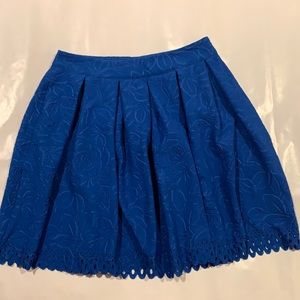 Royal Blue Skirt
